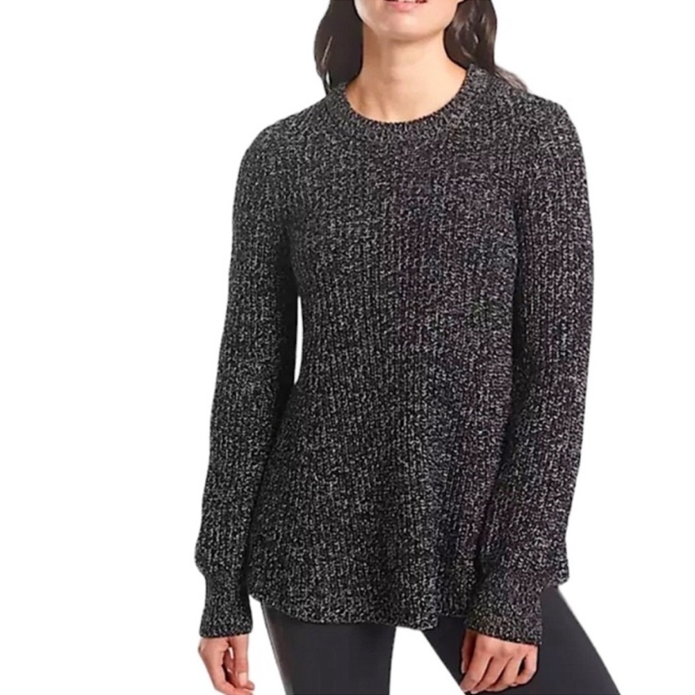 Athleta Sierra Crew Neck Wool Blend Sweater